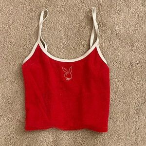 Playboy Red Tank Top